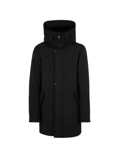 Moorer hooded raincoat