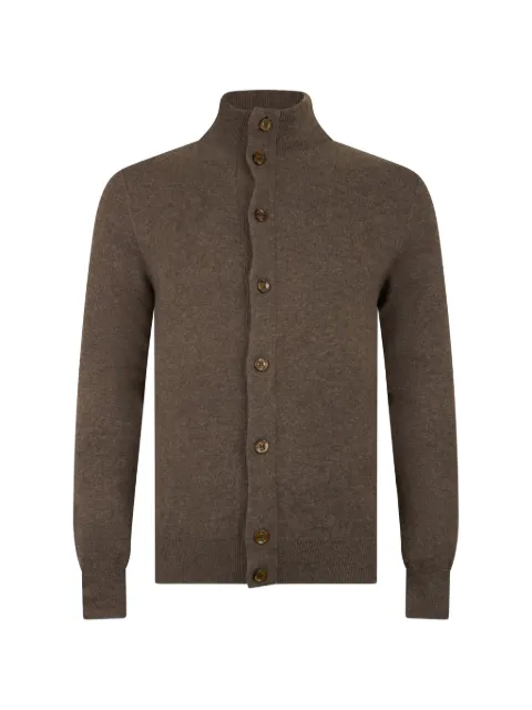 Moorer Arquato high-neck button-up sweater
