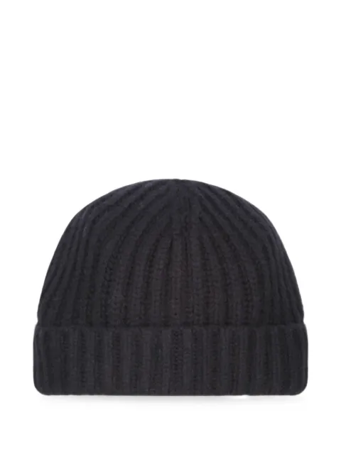 Moorer ribbed-knit beanie hat