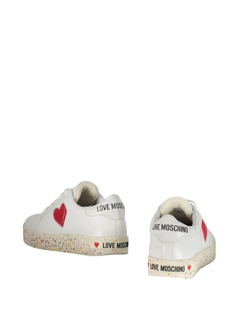 Love Moschino heart-detail sneakers White