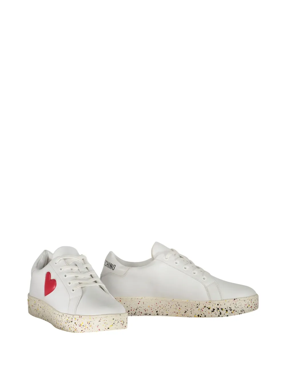 Love Moschino heart-detail sneakers White