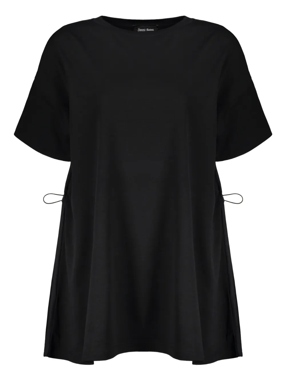Herno Camiseta com cordão de ajuste | Preto | Image 1