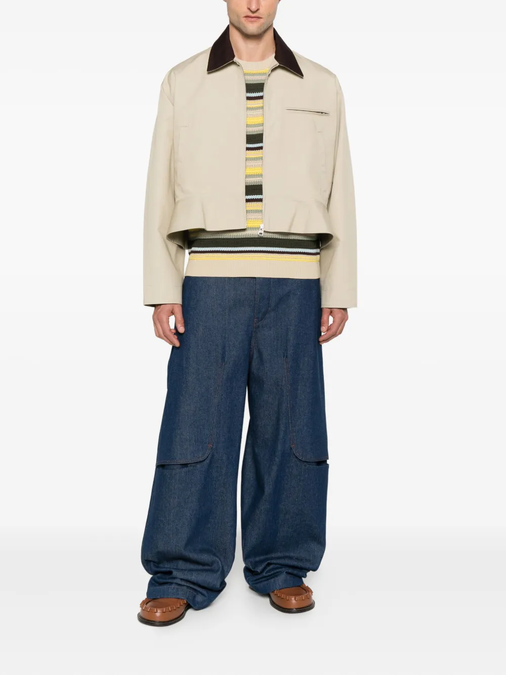 JW Anderson peplum-hem jacket | Bomber Jackets | Image 2