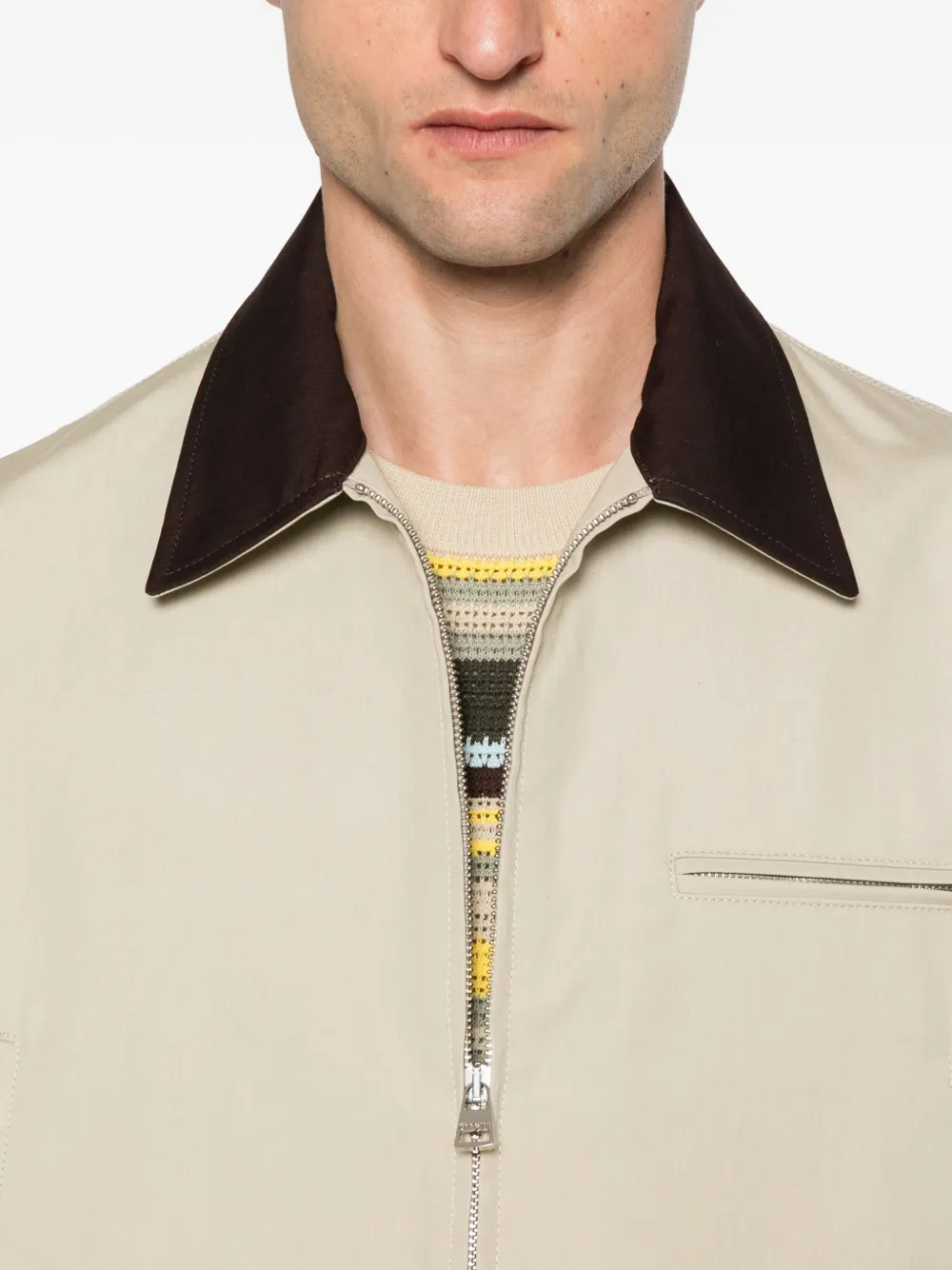 JW Anderson peplum-hem jacket Beige