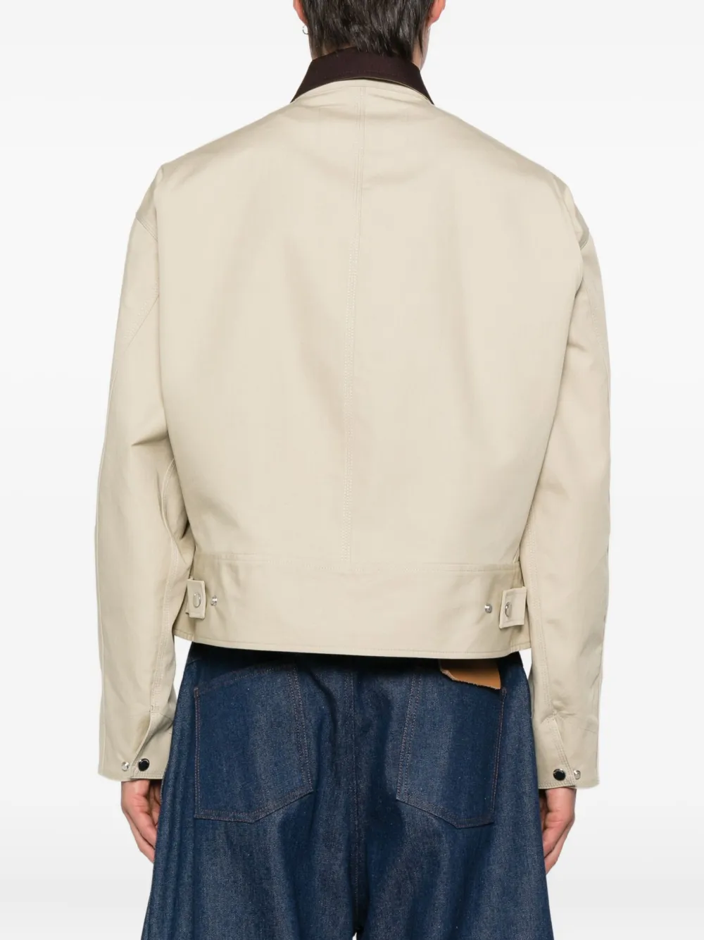 JW Anderson peplum-hem jacket Beige