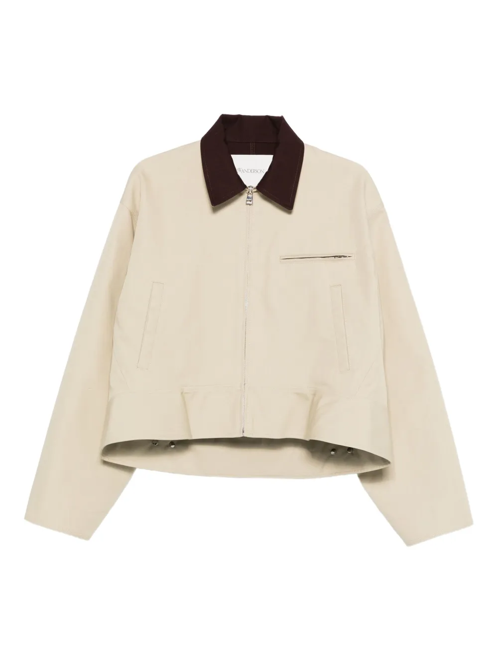 JW Anderson peplum-hem jacket | Neutrals | Image 1