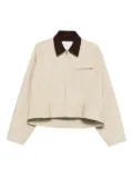 JW Anderson peplum-hem jacket - Neutrals
