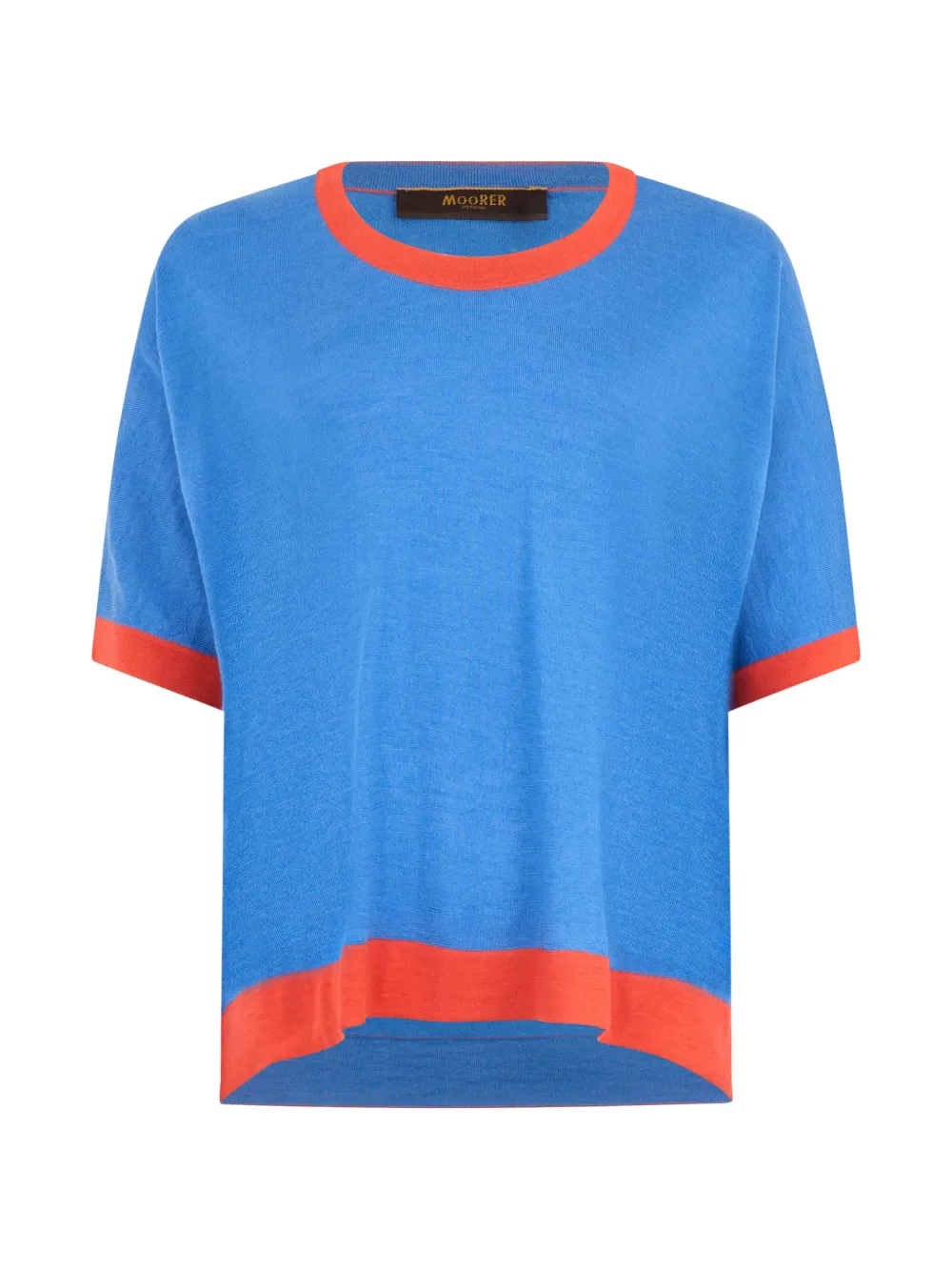 Moorer crew-neck T-shirt - Blu