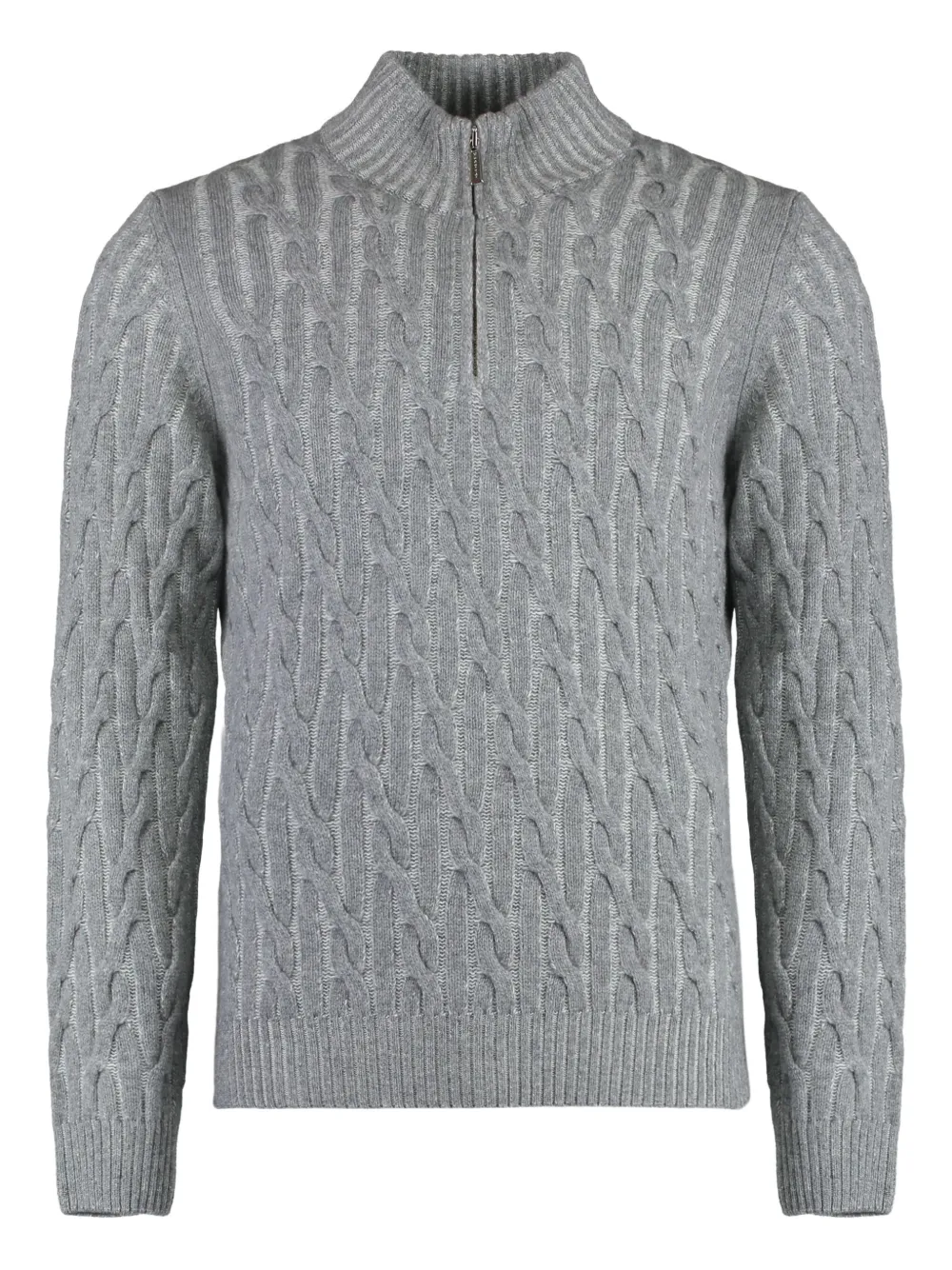 Moorer Terni Wool And Cashmere Sweater In Gray