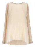 Fabiana Filippi floral-jacquard blouse - Neutrals