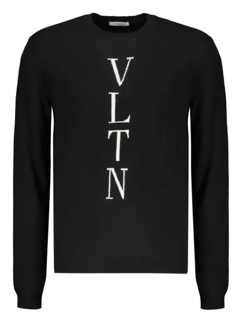 Valentino Garavani logo-intarsia jumper