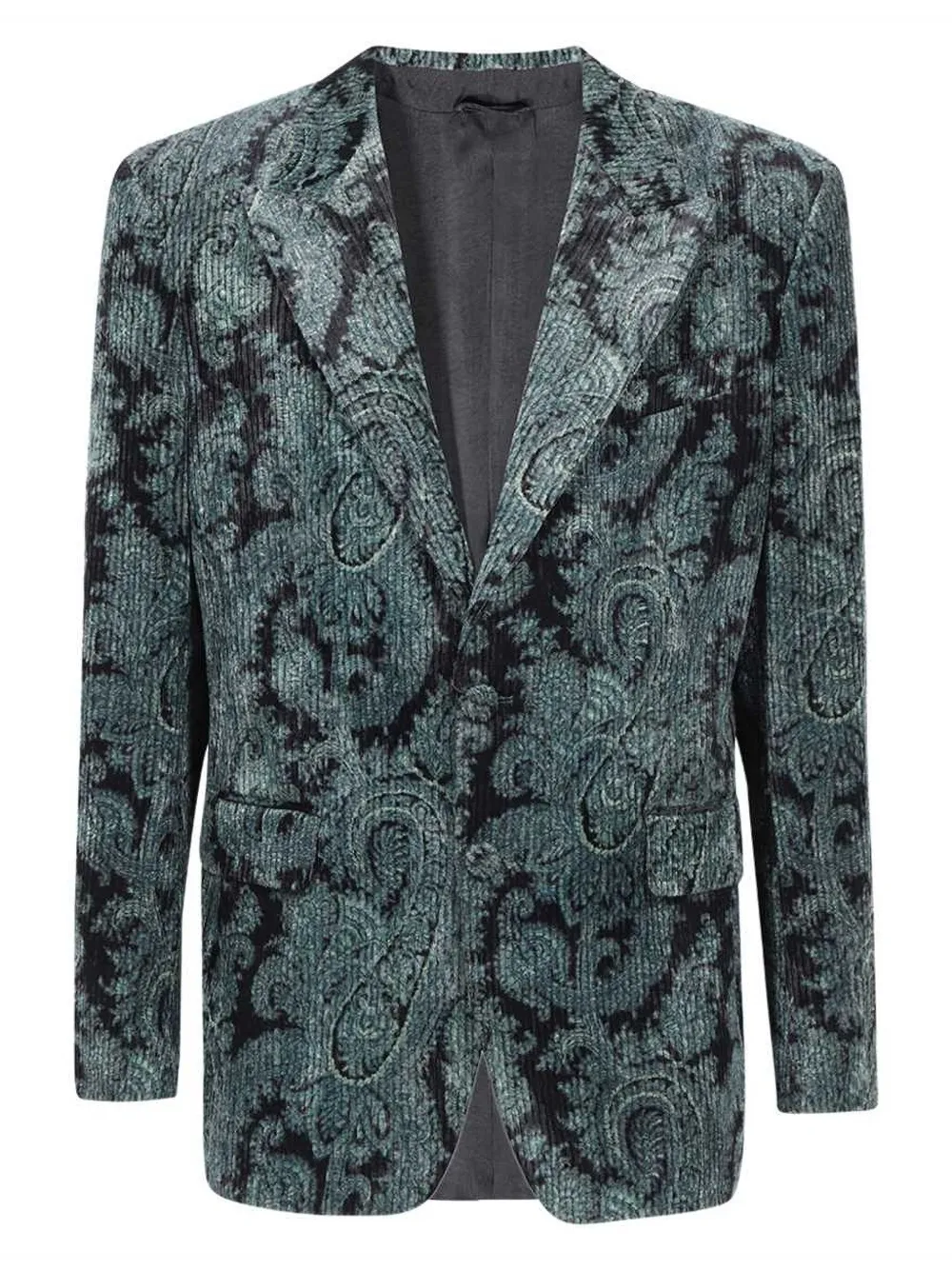 ETRO Blazer met paisley-jacquard Groen
