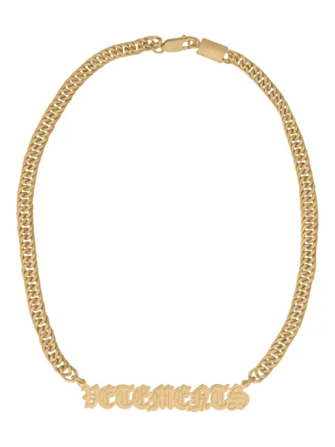 VETEMENTS collar Gothic Logo