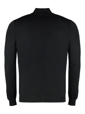 【MALO】BLACK COTTON SWEATSHIRT Malo Black Cotton Sweatshirt | italist