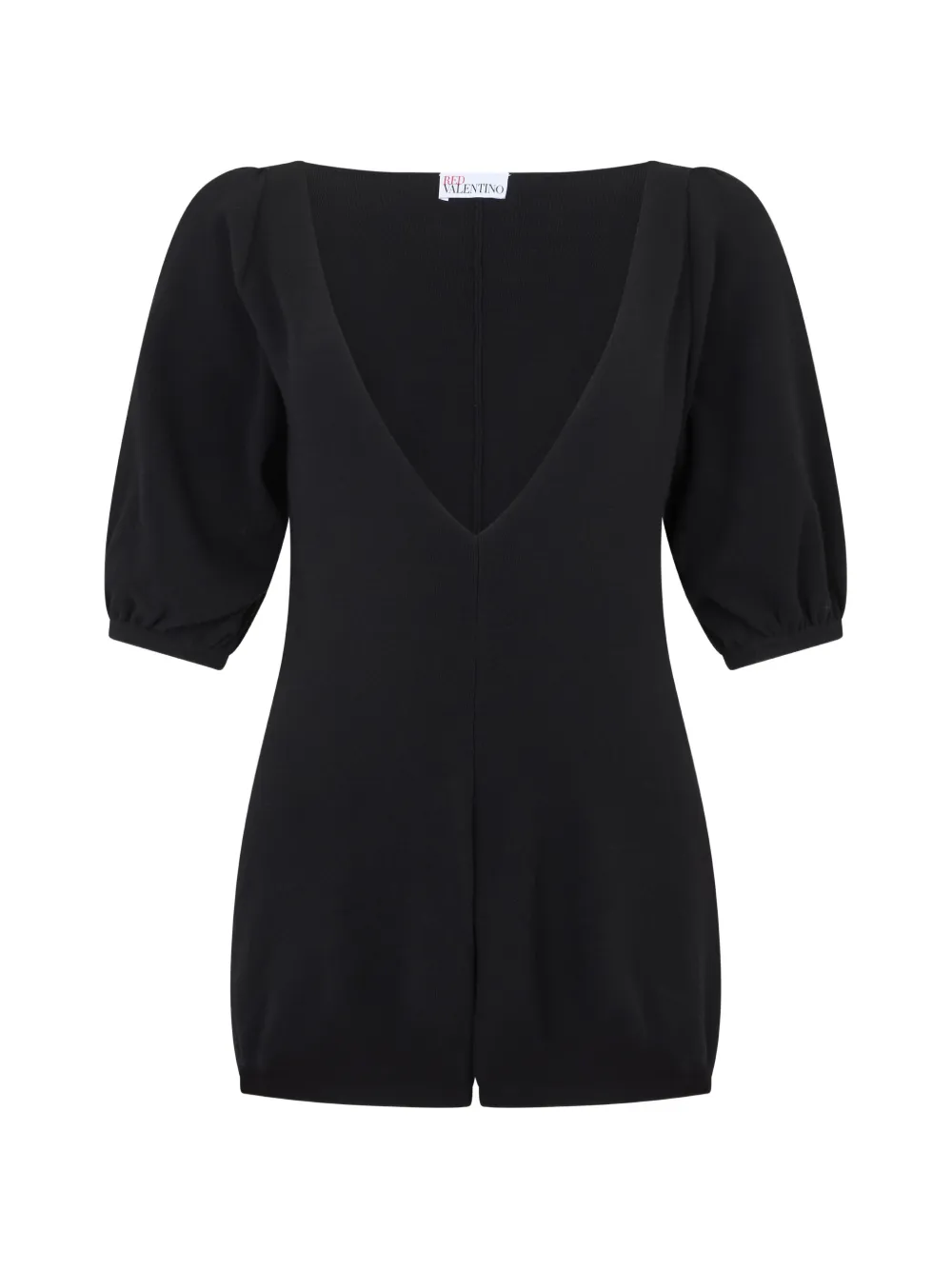 Valentino Garavani puff sleeve jumpsuit - Nero