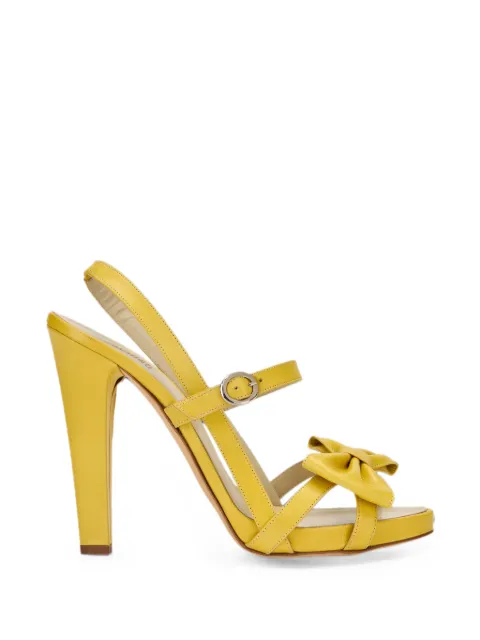 Moschino sandalias con detalle de moño