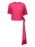 Cédric Charlier draped top - Pink