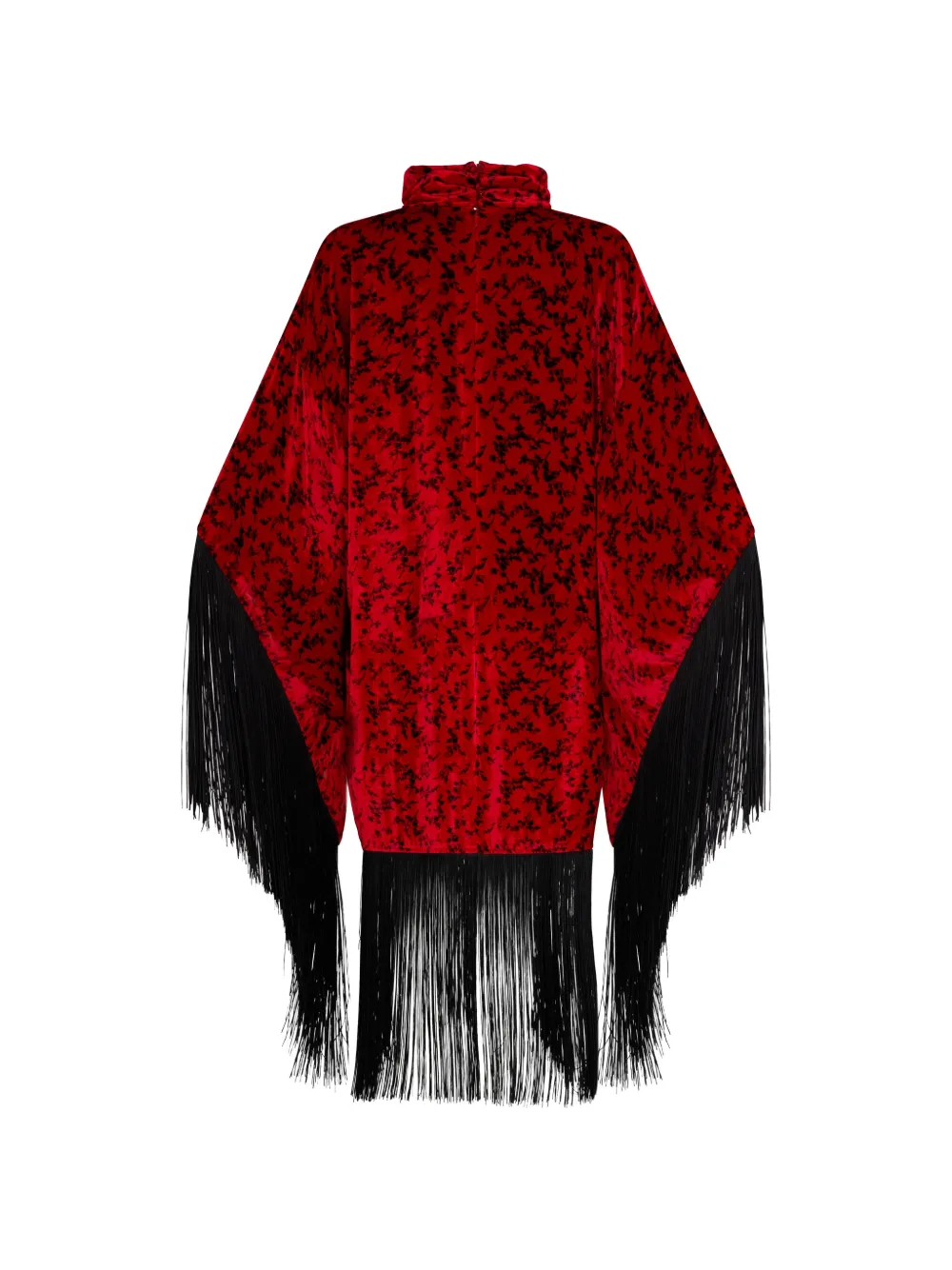Philosophy Di Lorenzo Serafini high-neck fringed midi dress - Rood