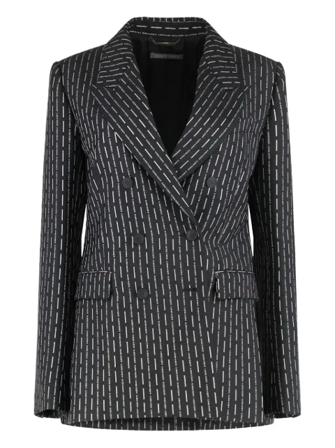 Alberta Ferretti double-breasted striped blazer