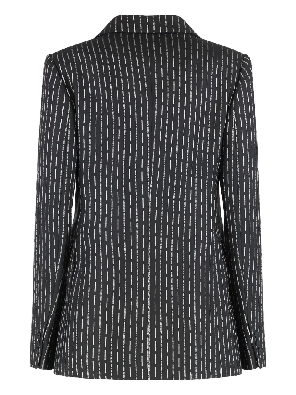 Alberta Ferretti Elegant Double-breasted Jacket In Gray