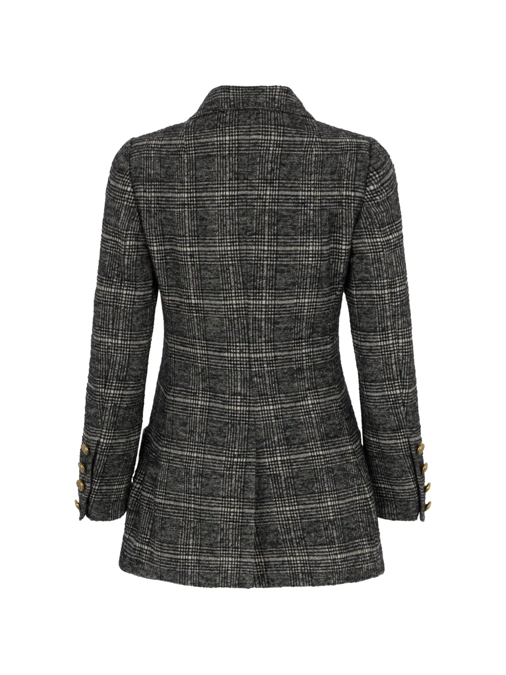  Philosophy Di Lorenzo Serafini Double-breasted Checked-pattern Coat - Grey 