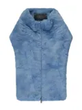 Lorena Antoniazzi faux-fur collar - Blue