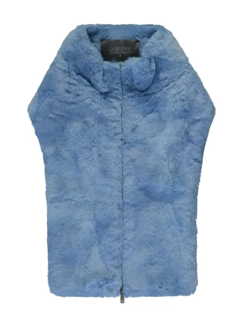 Lorena Antoniazzi faux-fur collar