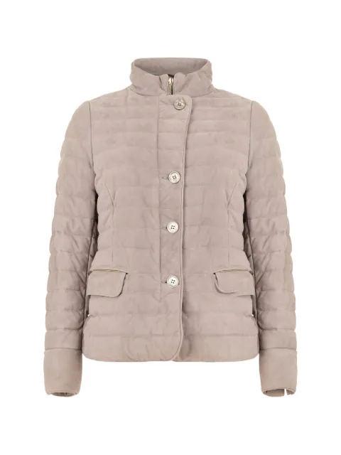 Moorer Aisha-P quilted high-neck jacket