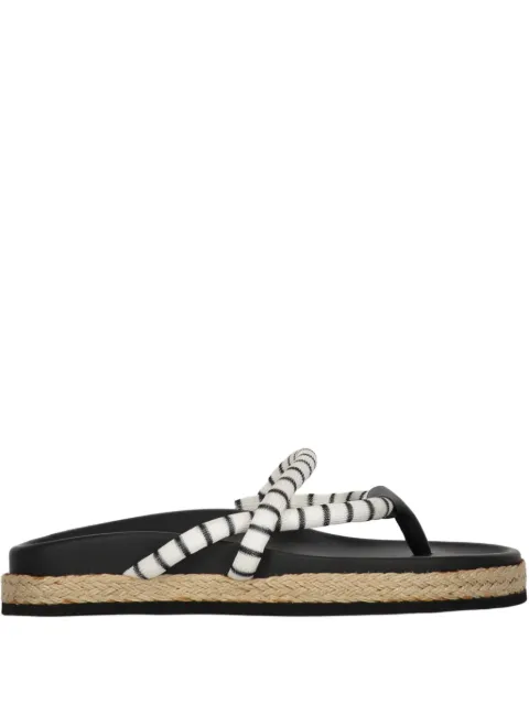 Missoni leather slides 