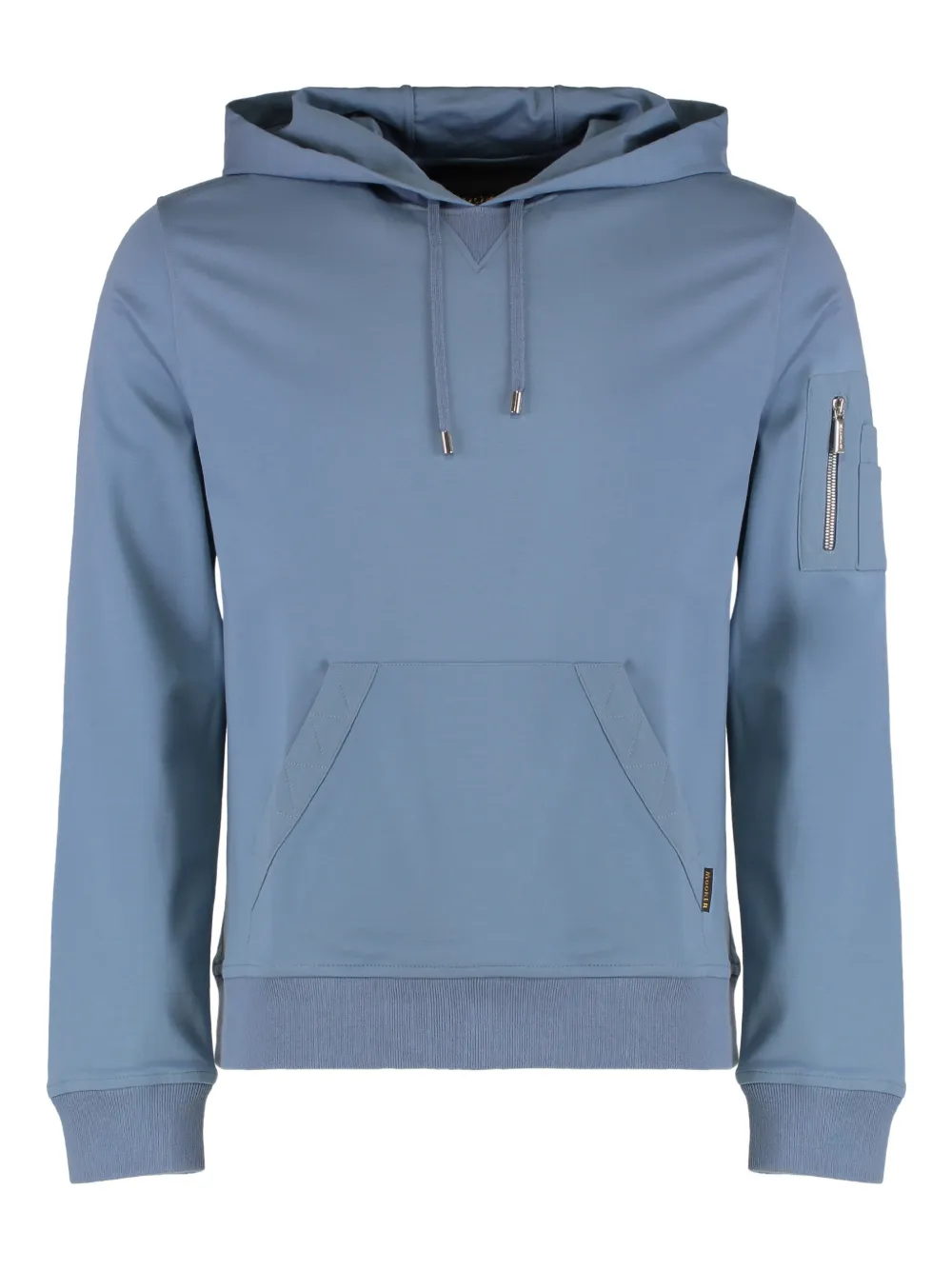 Moorer Bevis-JTC front-pocket hoodie - Blu