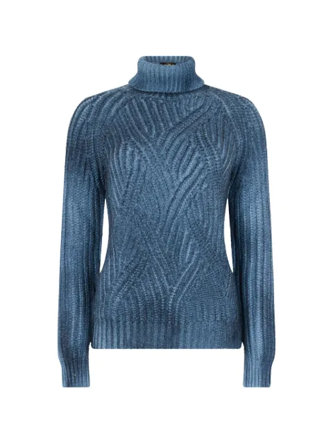 Moorer Blimal-Tc cable-knit roll-neck sweater