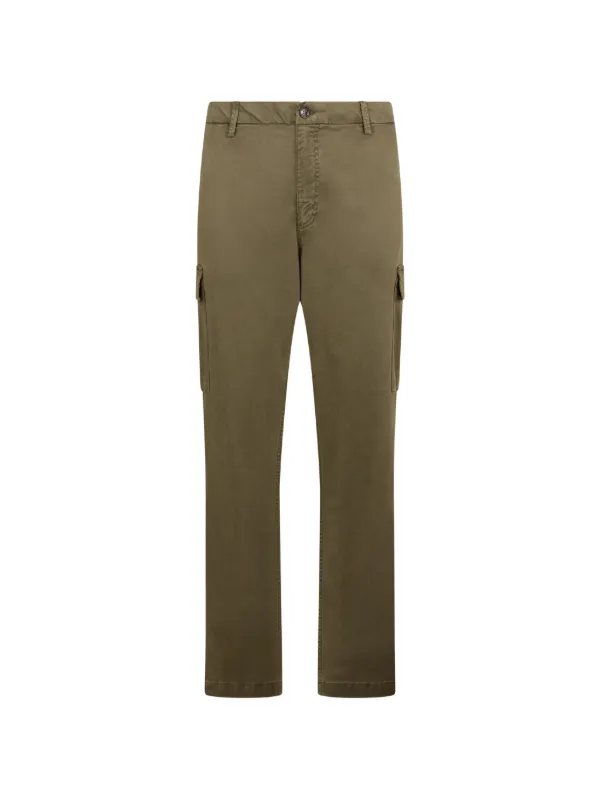 Moorer Cargo Trousers in Green