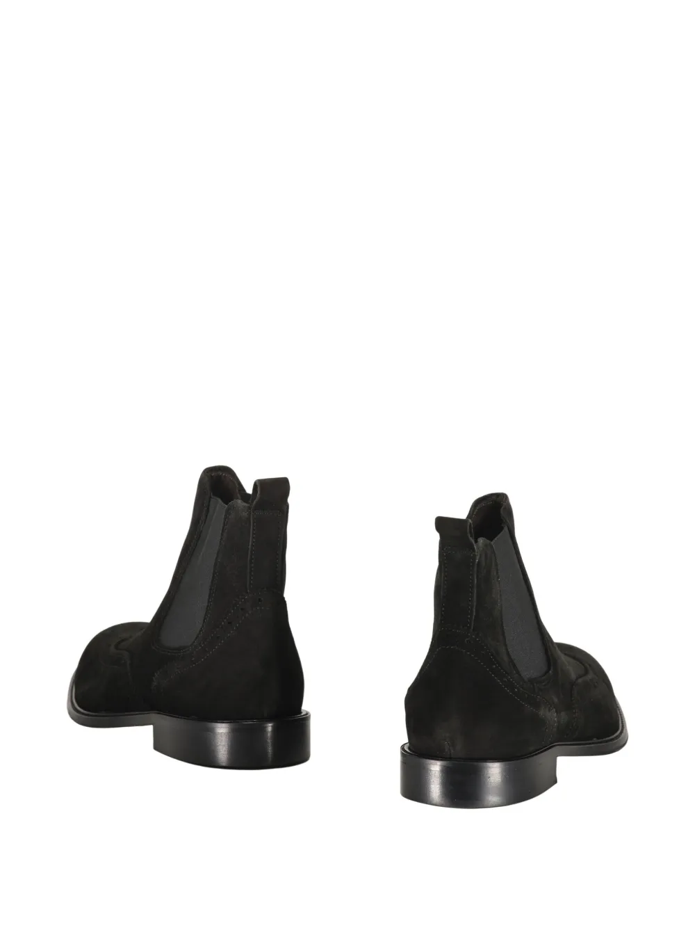 Bruno Magli suede Chelsea boots Black