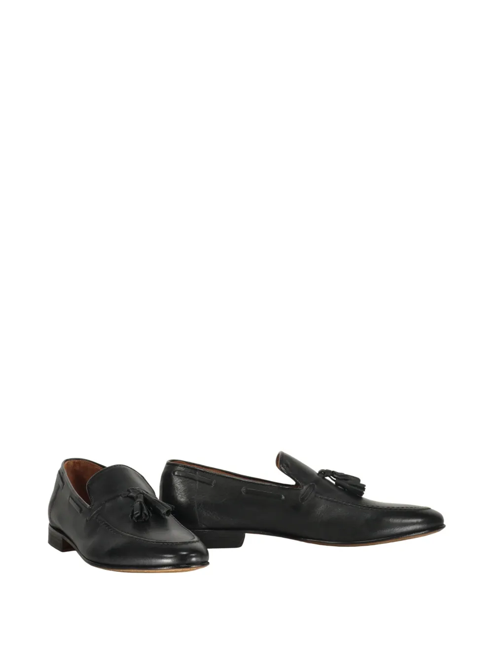 Bruno Magli leather loafers Black