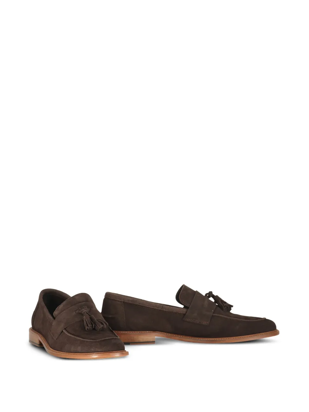 Bruno Magli leather loafers Brown