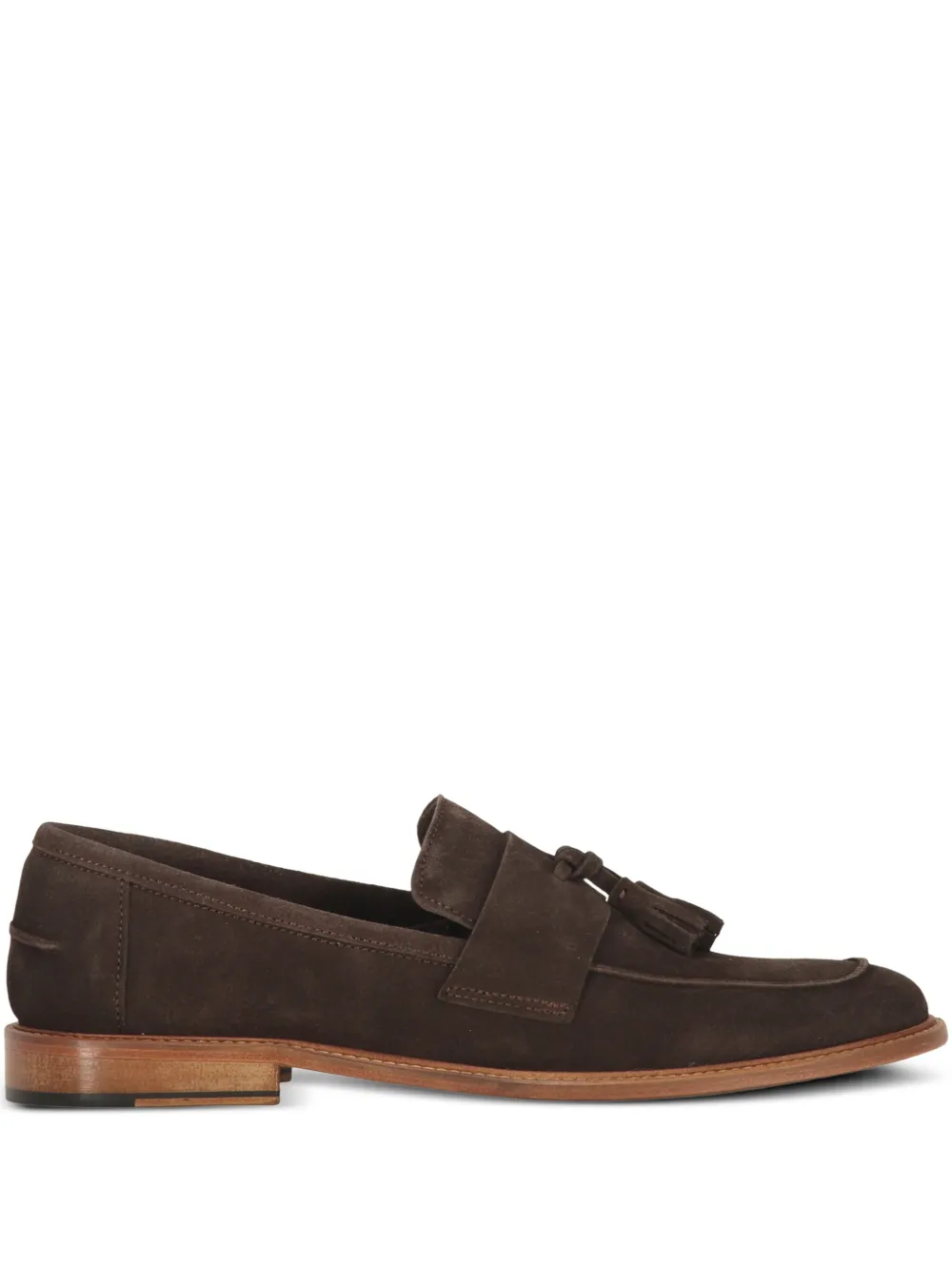 Bruno Magli leather loafers Brown