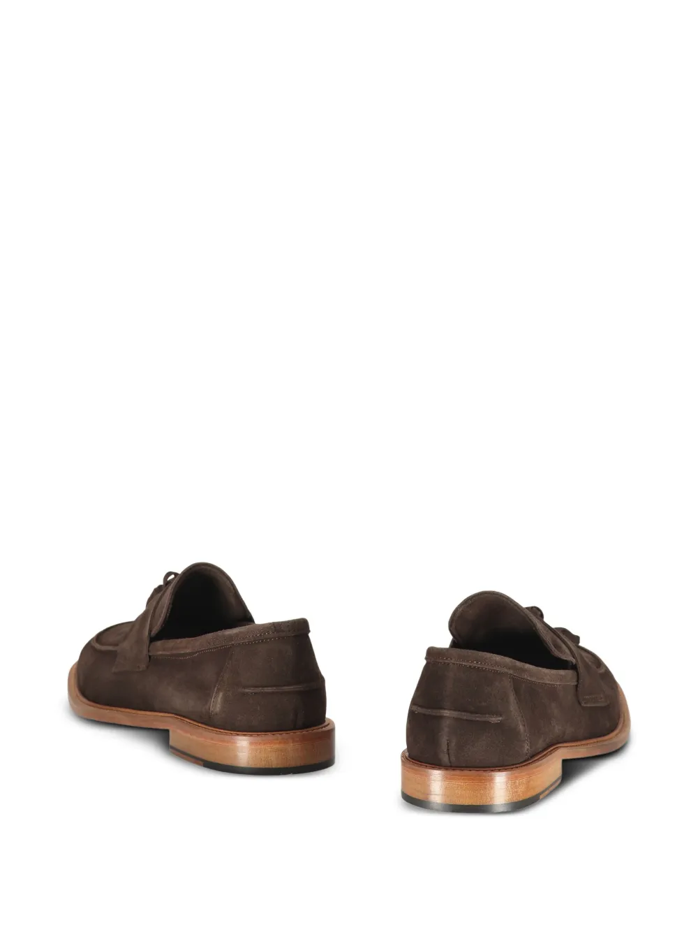 Bruno Magli leather loafers Brown