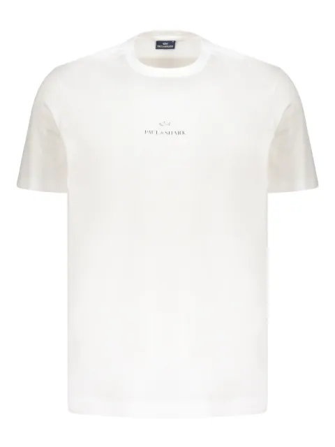 Paul & Shark playera con cuello redondo y logo estampado