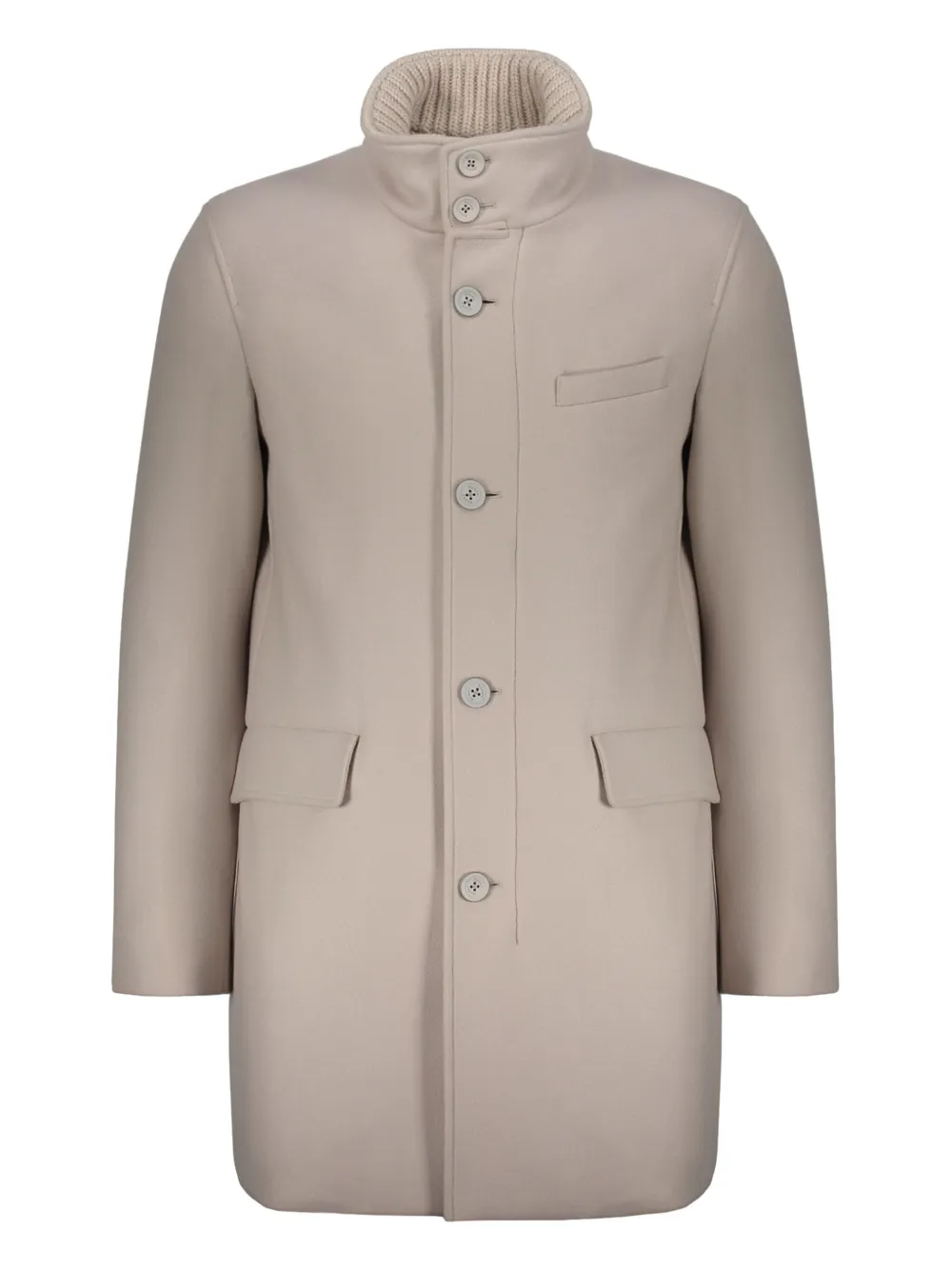 Herno button-closure tailored coat | Neutrals | Image 1