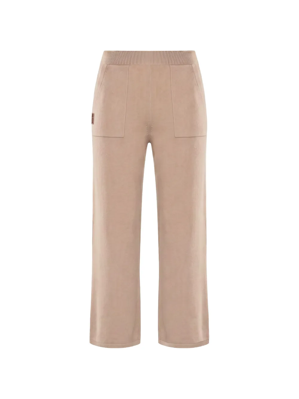 Moorer Ribbed-waistband Straight-leg Trousers In Neutrals