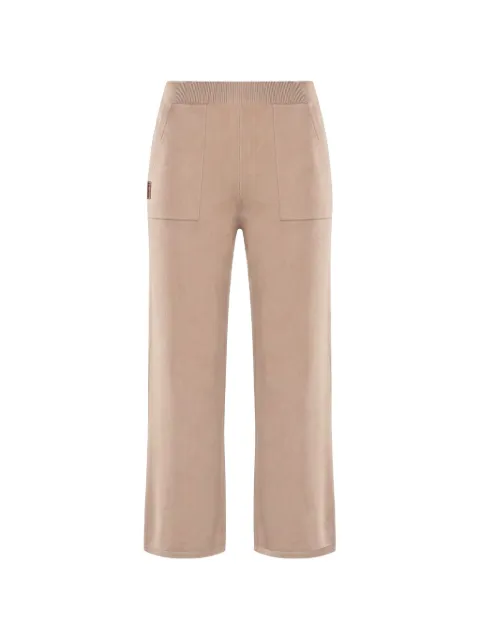 Moorer ribbed-waistband straight-leg trousers
