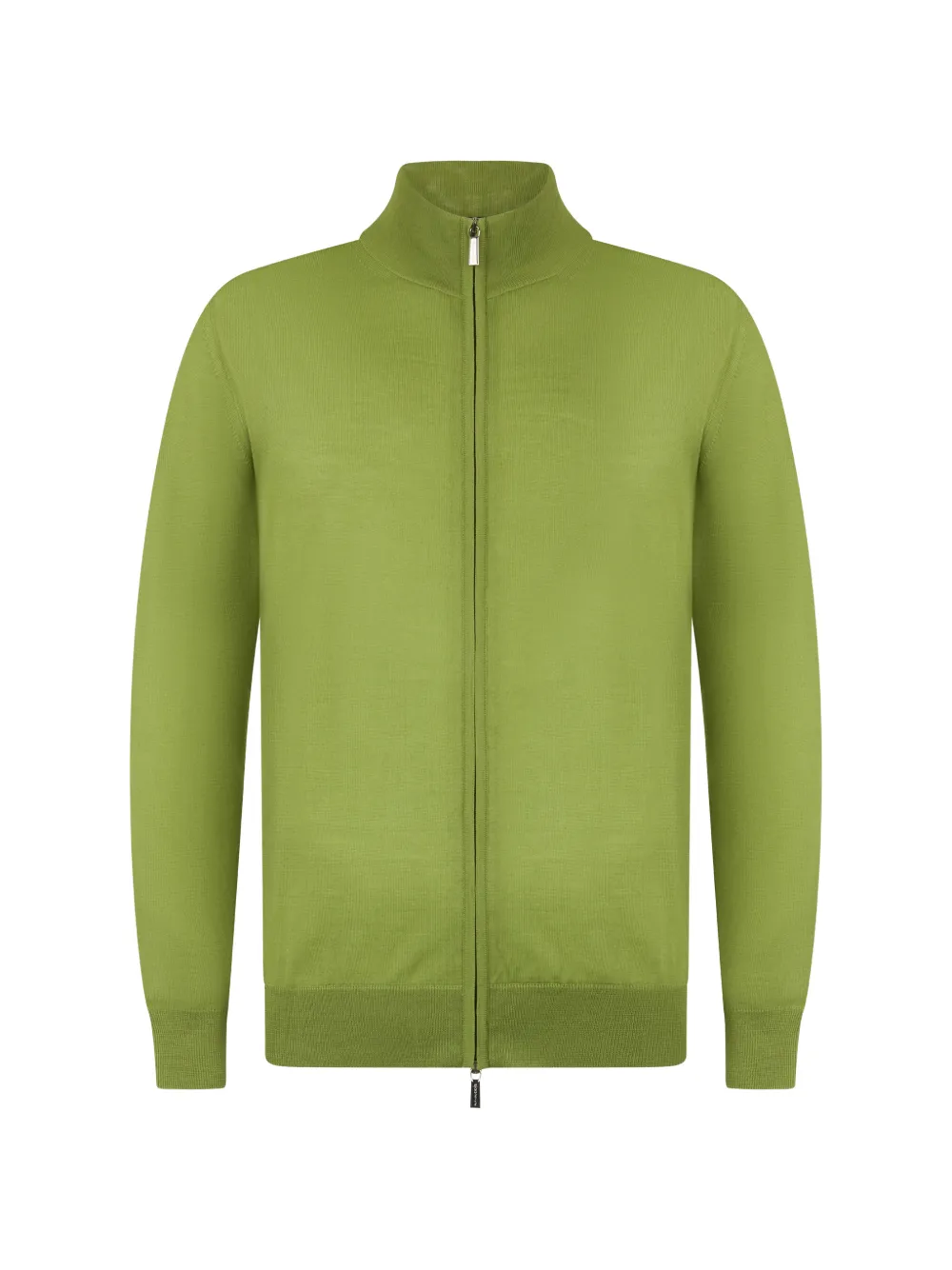 Moorer Casoni-mll Zip-up High-neck Cardigan In Green