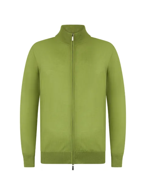 Moorer Casoni-Mll zip-up high-neck cardigan