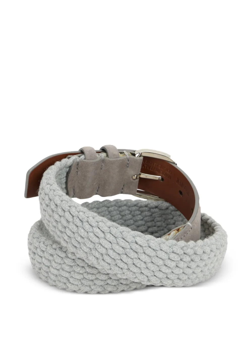Moorer Cleowbt suede-knitted belt Grijs