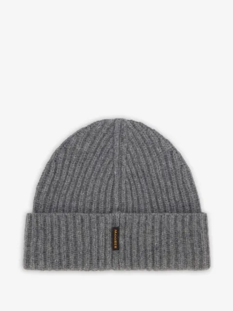 Moorer Davis ribbed-knit beanie hat