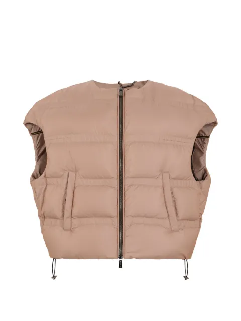 Moorer Dayana-P quilted padded gilet