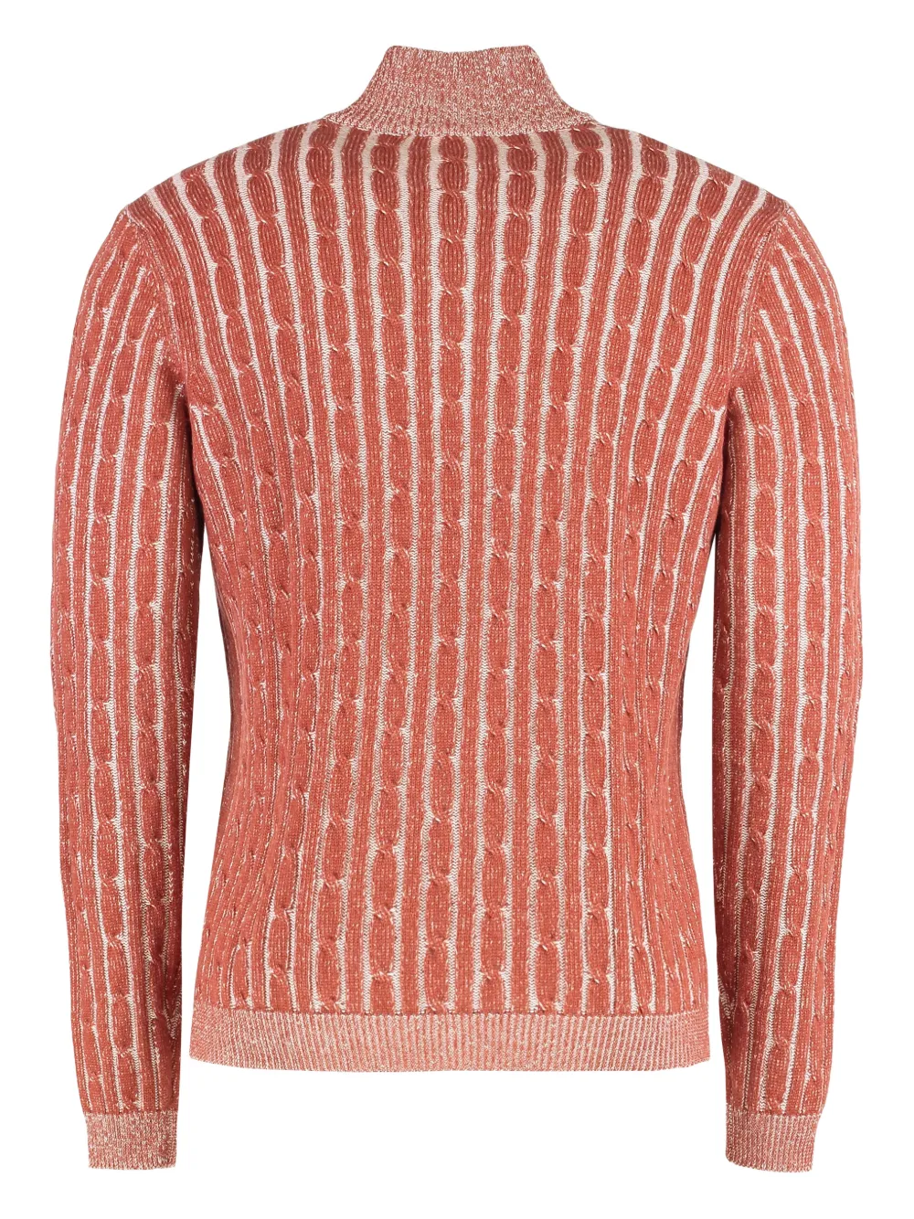 Moorer Denis-WCS half-zip sweater - Oranje