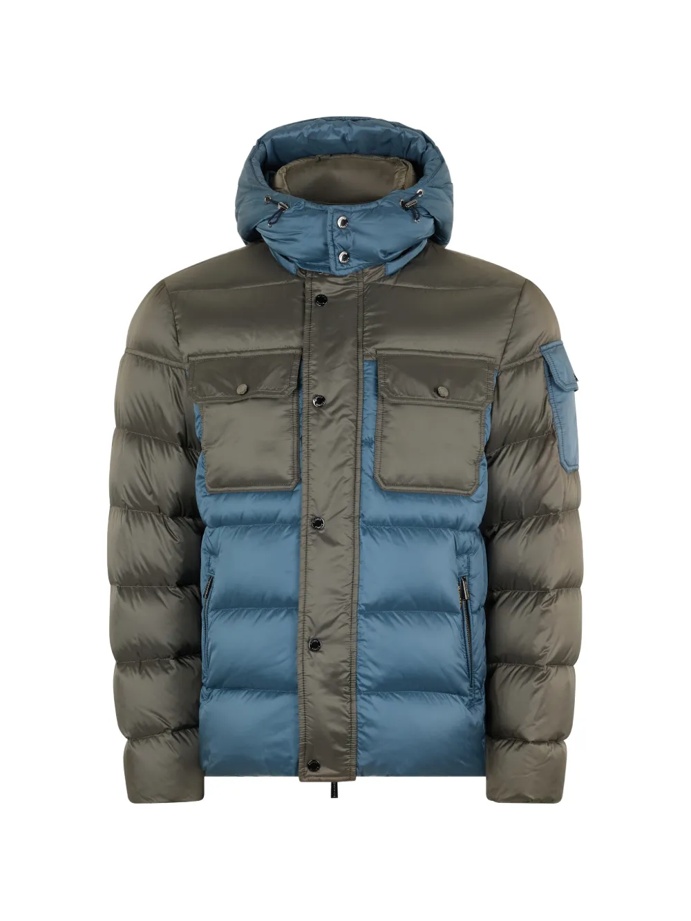 Moorer Devon hooded padded jacket - Grigio