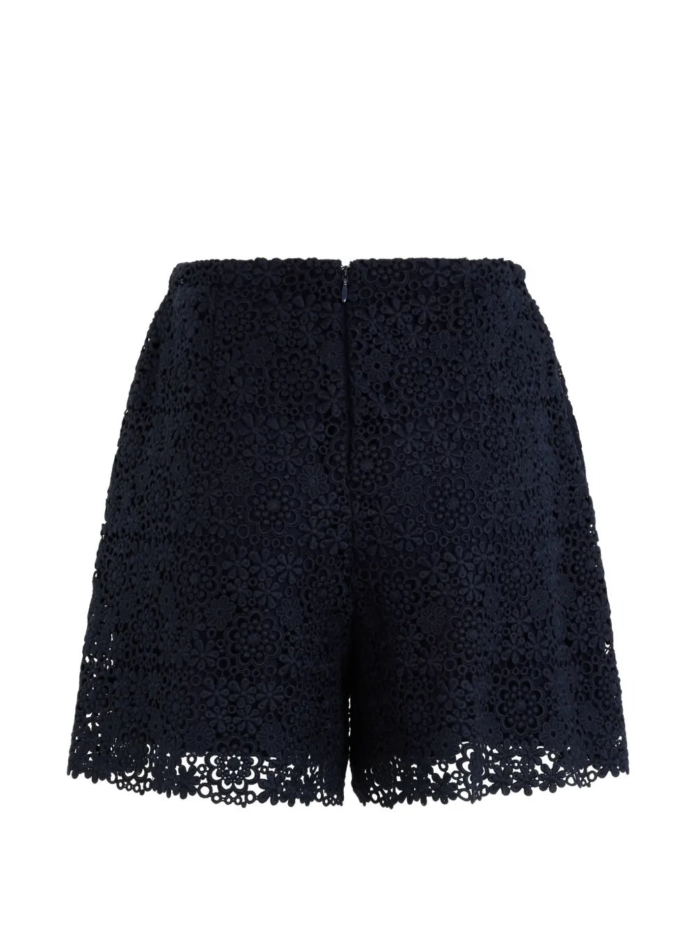 RED Valentino Shorts met bloemenprint Blauw