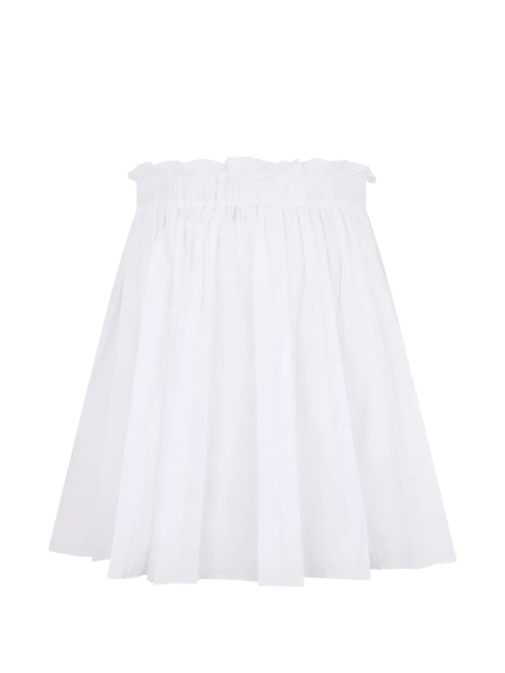 Valentino Garavani Mini-rok met ruches Wit
